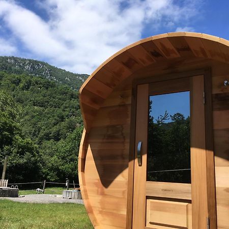 Les Marmottes Pour 12 Avec Bain Nordique Privatif Villa Camous Exterior foto