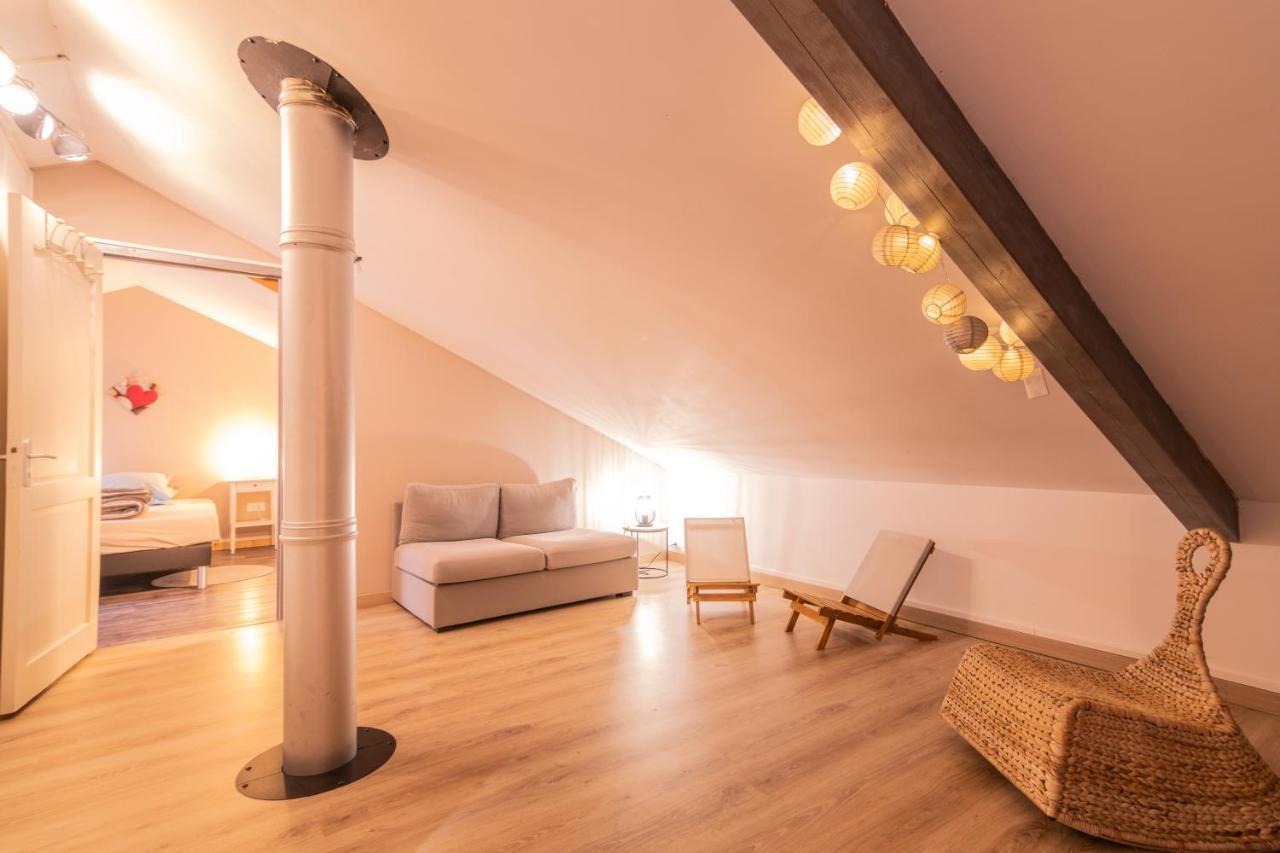 Les Marmottes Pour 12 Avec Bain Nordique Privatif Villa Camous Exterior foto