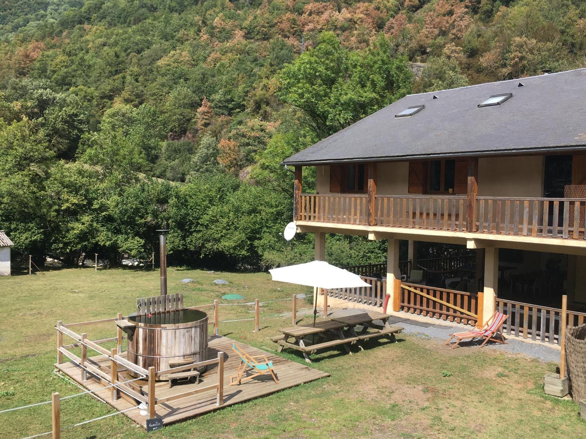 Les Marmottes Pour 12 Avec Bain Nordique Privatif Villa Camous Exterior foto
